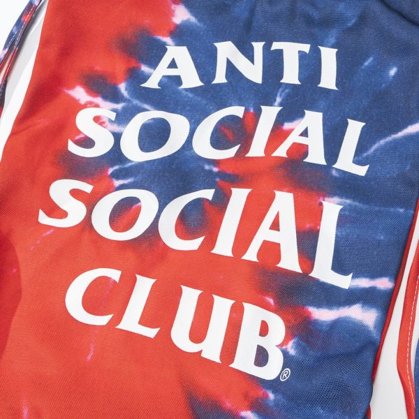 Anti Social Social Club Estilo Hippie Bag Tie Dye Blue - Image 3