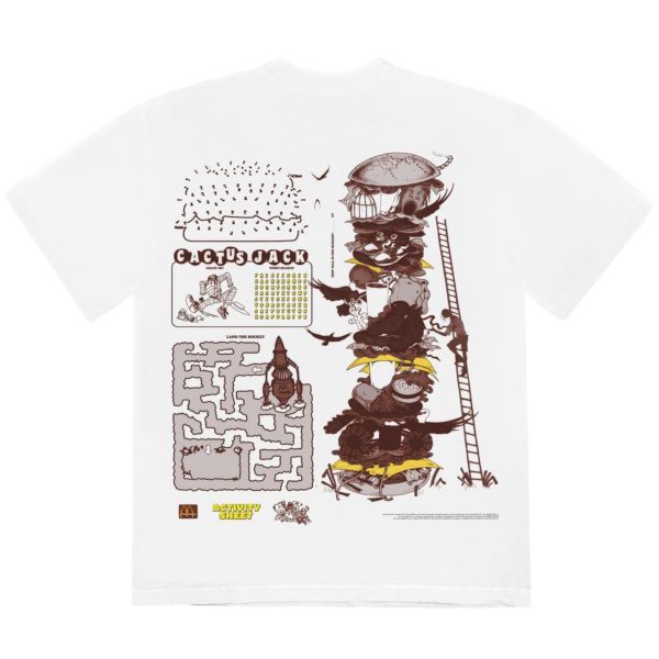 Travis Scott Connect The Dots Tee White - Image 2