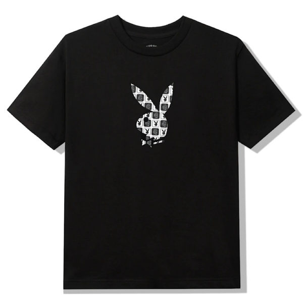 Anti Social Social Club Playboy Checkered Tee Black