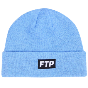 FTP Heat Sensitive Logo Beanie Powder Blue/White