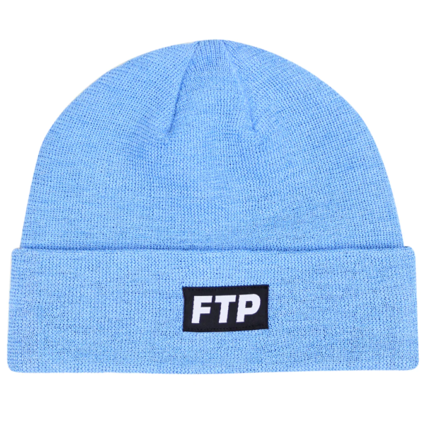 FTP Heat Sensitive Logo Beanie Powder Blue/White