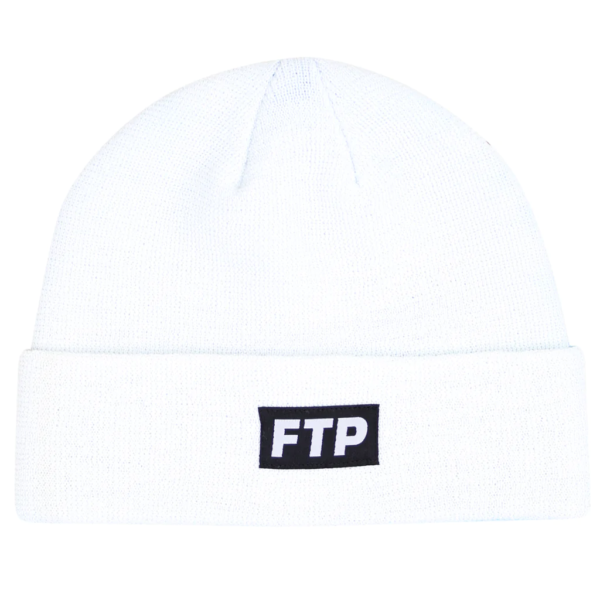 FTP Heat Sensitive Logo Beanie Powder Blue/White - Image 3