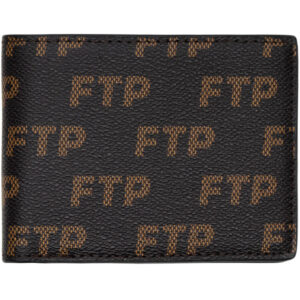 FTP Logo Repete Wallet Brown