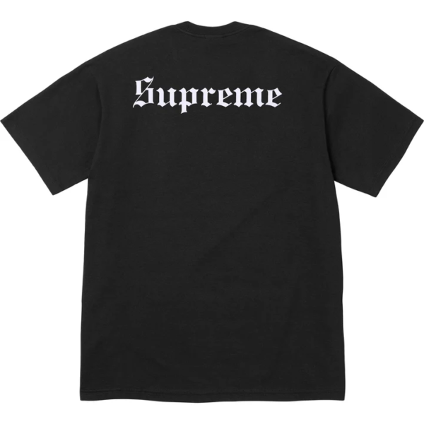 Supreme Snow White Tee Black - Image 2