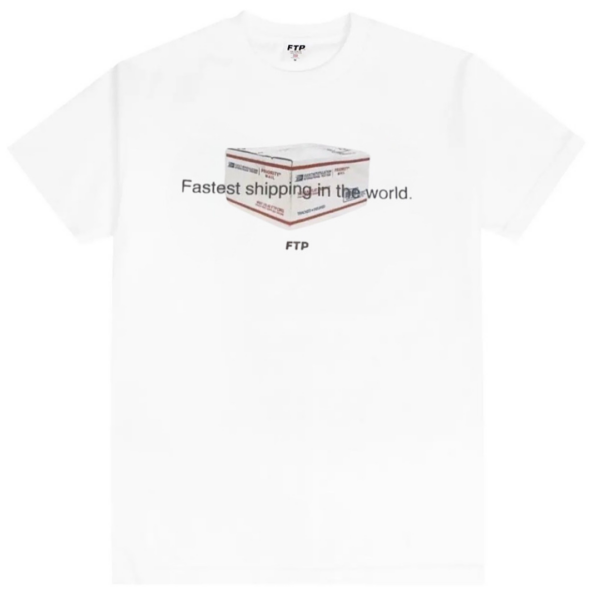FTP Fastest Shipping In The World Tee White