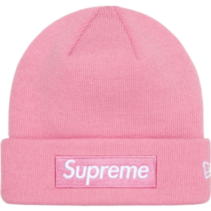 Supreme New Era Box Logo Beanie (FW24) Dusty Pink