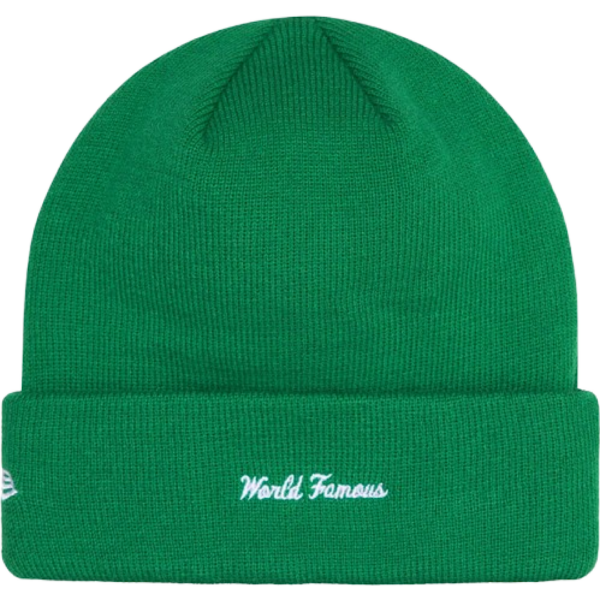 Supreme New Era Box Logo Beanie (FW24) Green - Image 2