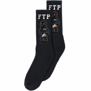 FTP Bear Socks Black