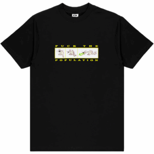 FTP Cat Barf Tee Black