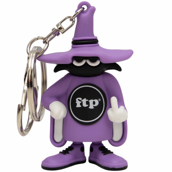 FTP Spook Rubber Keychain